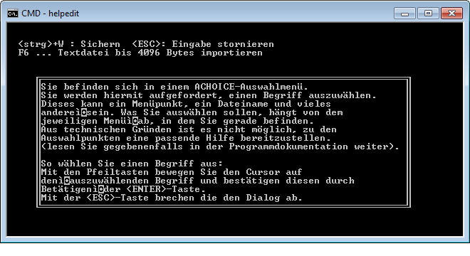 MEMO-Anzeige fehlerhaft