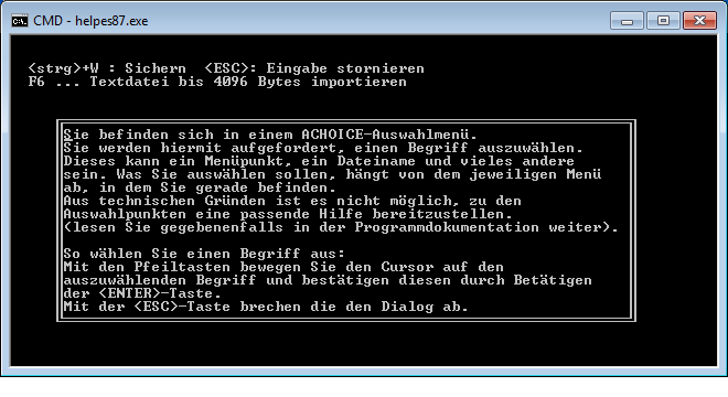 MEMO-Anzeige korrekt